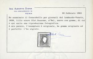 1859 - 1,05 soldi lilla scuro ... 