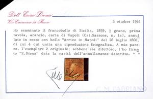 1860 - 1/2 grano arancio, I ... 
