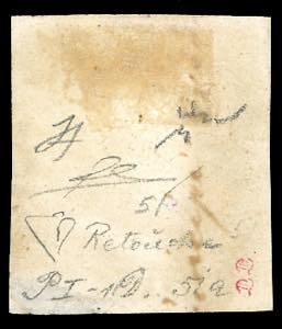 1859 - 1 grano bruno olivastro, I ... 