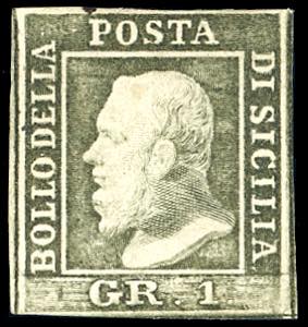 1859 - 1 grano verde oliva grigiastro II ... 