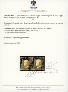 1859 - 1 grano bruno oliva, II ... 