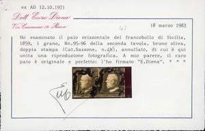 1859 - 1 grano bruno oliva, II ... 