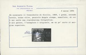 1859 - 1 grano bruno oliva, II ... 