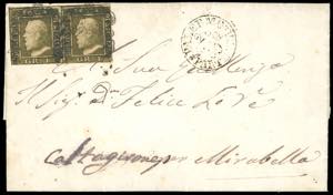 1859 - 1 grano verde oliva scuro, II tavola, ... 