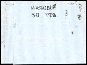 1859 - 2 grana azzurro, I tavola, ... 