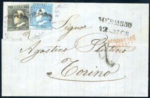 1859 - 20 grana grigio ardesia, 2 grana ... 