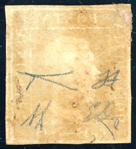 1859 - 50 grana cioccolato (14a), ... 