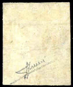 1851 - 1 soldo ocra su grigio (2), ... 