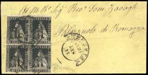 1857 - 1 quattrino nero, II emissione (10), ... 