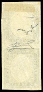 1861 - 20 cent. azzurro, coppia ... 