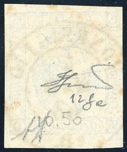1863 - 15 cent. azzurro ... 