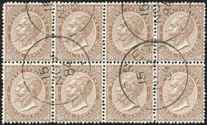 1863 - 30 cent. De La Rue, tiratura di ... 