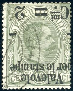 1890 - 2 cent. su 10 cent. Valevole per le ... 
