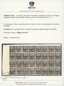 1853 - 1 lira bianco (11), ... 