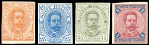 1891/96 - 20 cent., 25 cent., 45 cent. e 5 ... 
