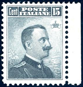 1906 - 15 cent. Michetti (80), nuovo, gomma ... 