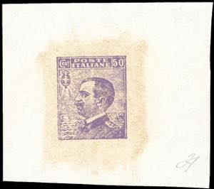 1923 - 50 cent. Michetti, falso per posta ... 