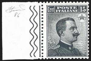 1909 - 15 cent. Michetti, II tipo (86), ... 