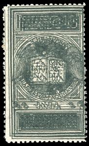 1921 - 15 cent. grigio Dante, non emesso, ... 