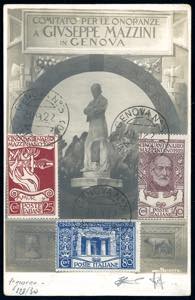 1922 - Mazzini, serie completa (128/130), ... 