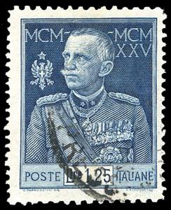 1925 - 1 lira Giubileo, dent. 11 x 13 1/2 ... 