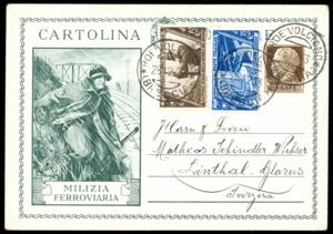 1933 - 10 cent. e 35 cent. Marcia su Roma ... 