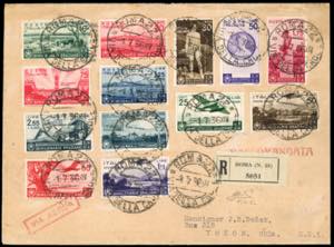 1936 - Orazio, serie completa (398/405+A), ... 