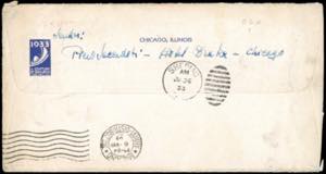 VOLO DI RITORNO 1933 - Aerogramma ... 