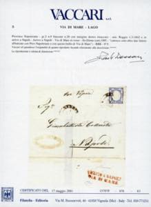 1862 - ARRIVO A NAPOLI VIA DI MARE ... 