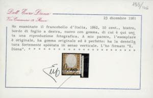 1862 - 10 cent. bistro, ... 