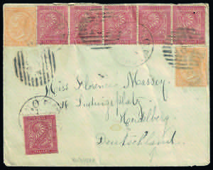 1877 - 2 cent., sei esemplari, 10 cent. De ... 