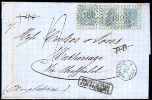 1868 - 20 cent. azzurro, tiratura di Torino ... 