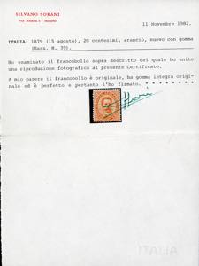 1879 - Umberto I, prima emissione, ... 