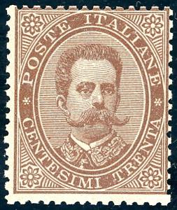 1879 - 30 cent. Umberto I (41), discreta ... 