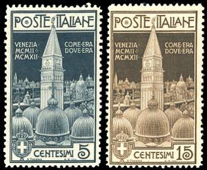 1912 - Campanile di Venezia, serie completa ... 