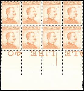 1916 - 20 cent. Michetti, senza filigrana ... 