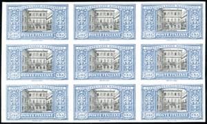 1923 - 1 lira Manzoni, non dentellato ... 