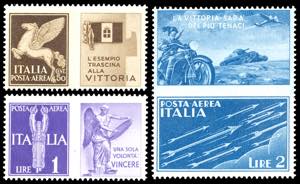 1942 - Non emessi, serie completa (12A/12C), ... 