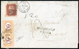 1874 - 1 p. rosso (Unificato Gran Bretagna ... 