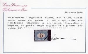 1870/1874 - 1, 2, 5 e 10 lire ... 