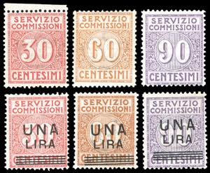 1913/25 - Le due serie complete (1/3,4/6), ... 