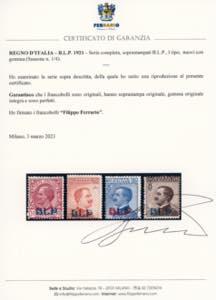 1921 - Serie completa ... 