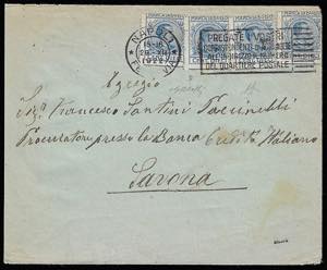 1922 - 10 cent. marca da bollo Vittorio ... 