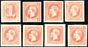 1863 - Saggi Ronchi, 8 valori provenienti ... 