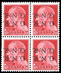 1944 - 20 cent. soprastampato G.N.R., ... 