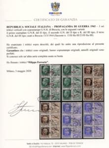1944 - Soprastampati G.N.R., II ... 