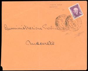 1946 - 2 lire marca da bollo con fasci, ... 