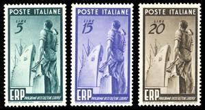 1949- ERP, serie completa (601/603), ottima ... 