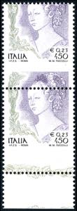 1999 - 450 lire/0,23 € Donna nellarte ... 