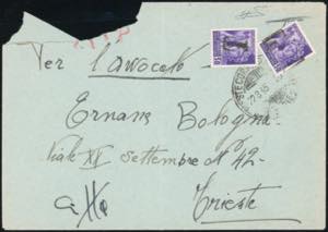 1945 - 50 cent. Monumenti distrutti (507), ... 